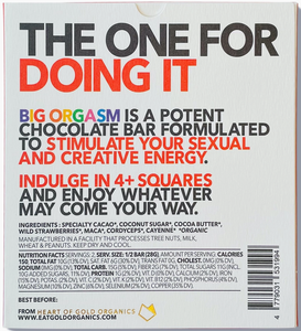 Big Orgasm, A Potent, Functional & Delicious Chocolate Bar