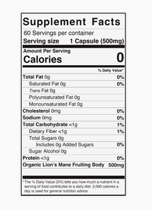 Lion's Mane Capsules - Brain Food By Magic Doze™