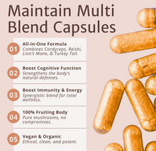 Load image into Gallery viewer, Multi-Blend Mushroom Capsules - Maintain By Magic Doze™