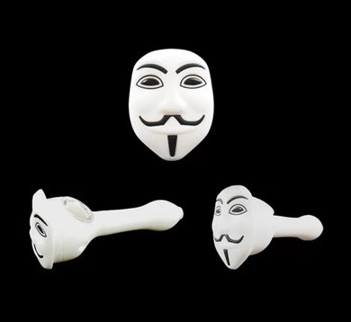 Anonymous Mask Silicone Pipe